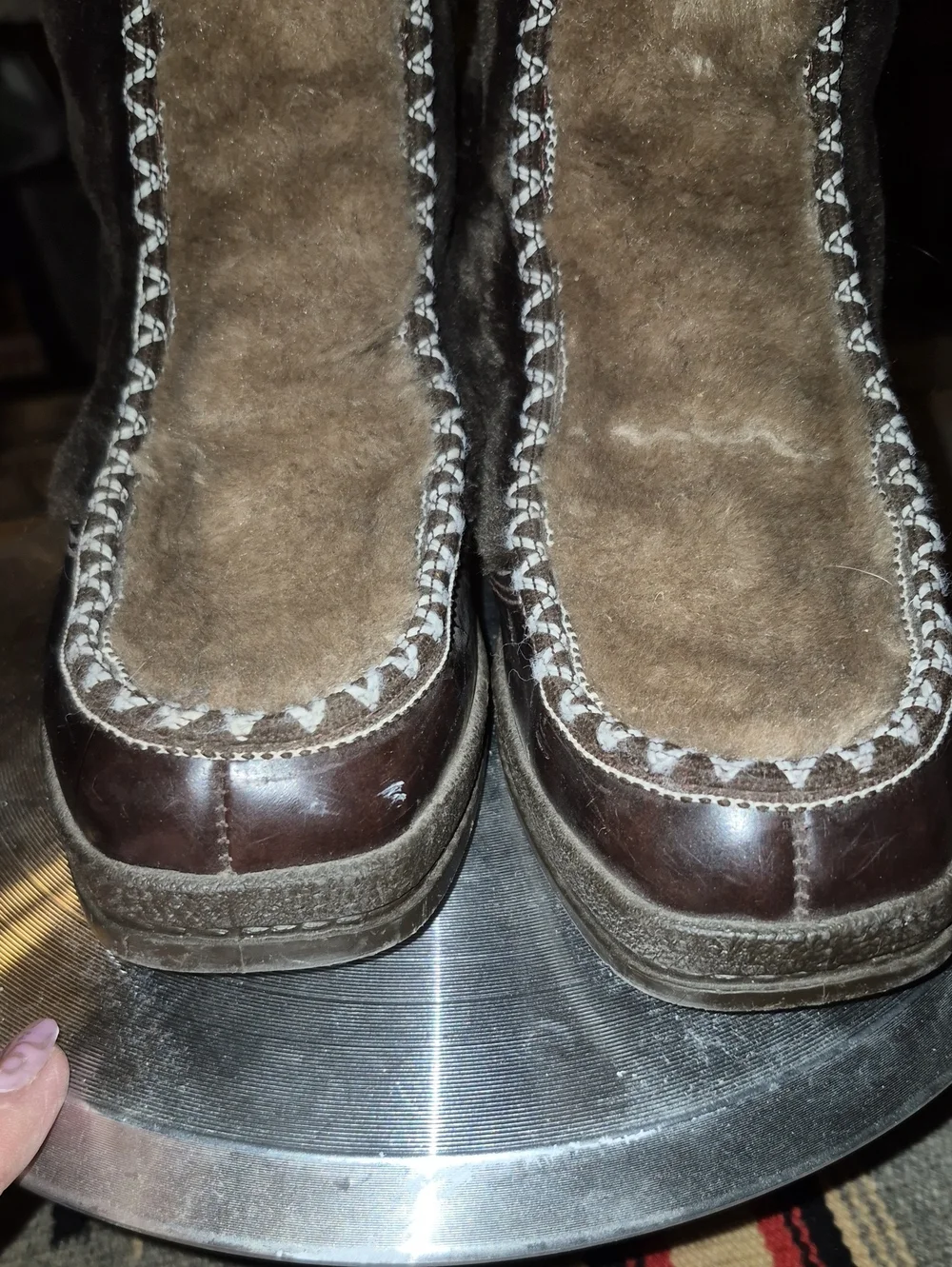 Snowland boots 1970s winter Footwear,moccasin-style Waterproof (#3005S) Sz 8